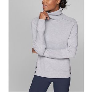 Athleta Merino Wool Turtleneck Sweater